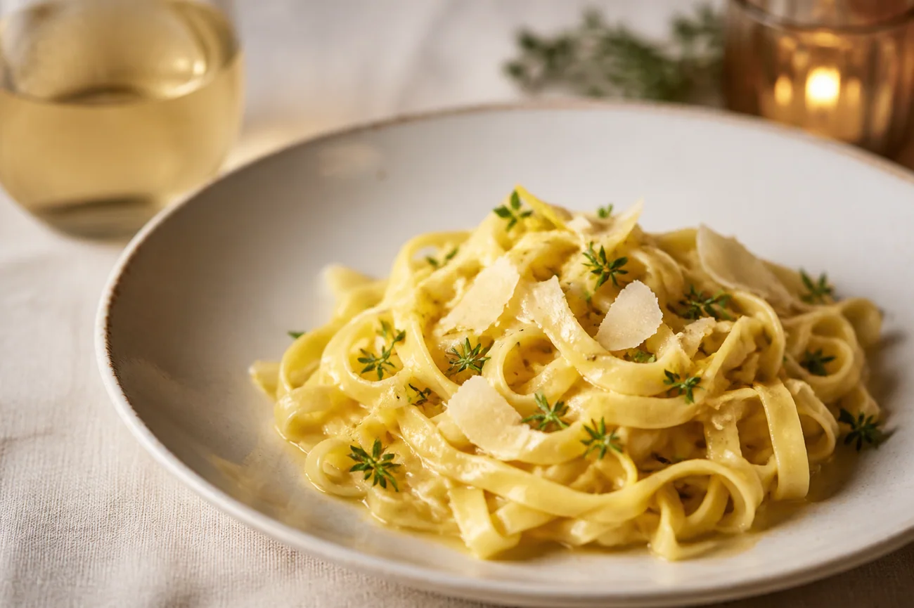 Pasta fresca con erbe